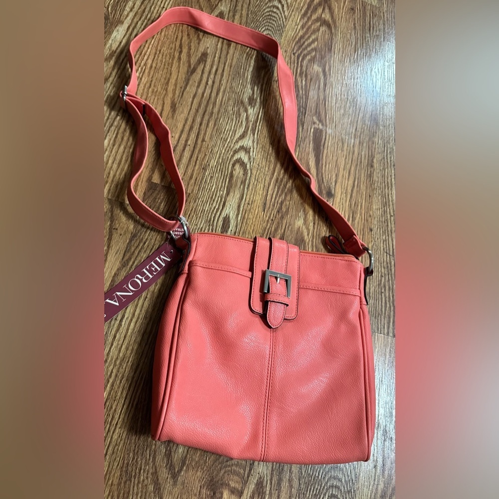 🆕 Merona Mango Crossbody - Picture 1 of 10